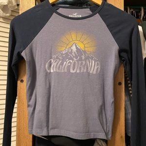 Hollister Colorblock Long Sleeve Top